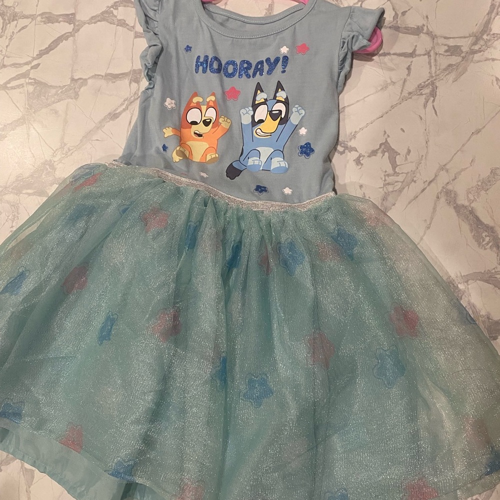 Bluey Blue Tulle Dress